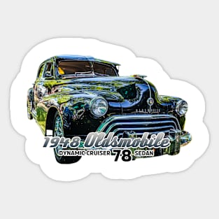 1948  Oldsmobile Dynamic Cruiser 78 Sedan Sticker